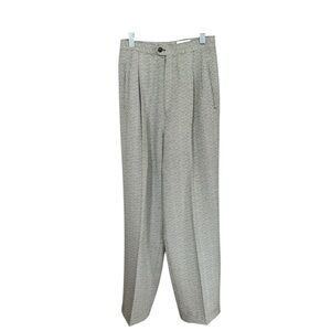 Kasper grey and black Pleated Pants